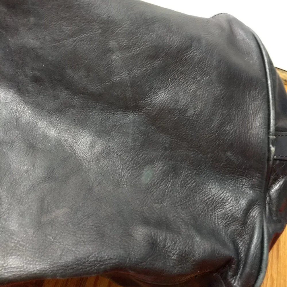 Rare Eagles Saquon Barkley Leather Bag Revisit Mitchell & Ness Travel Duffel
